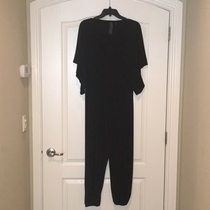Norma Kamali black jumpsuit